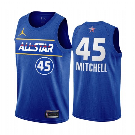 Camiseta Hombre NBA Utah Jazz Donovan Mitchell 45 2021 All-Star Jordan Brand Azul Swingman Camiseta Hombre NBA Utah Jazz Donovan Mitchell 45 2021 All-Star Jordan Brand Azul Swingman